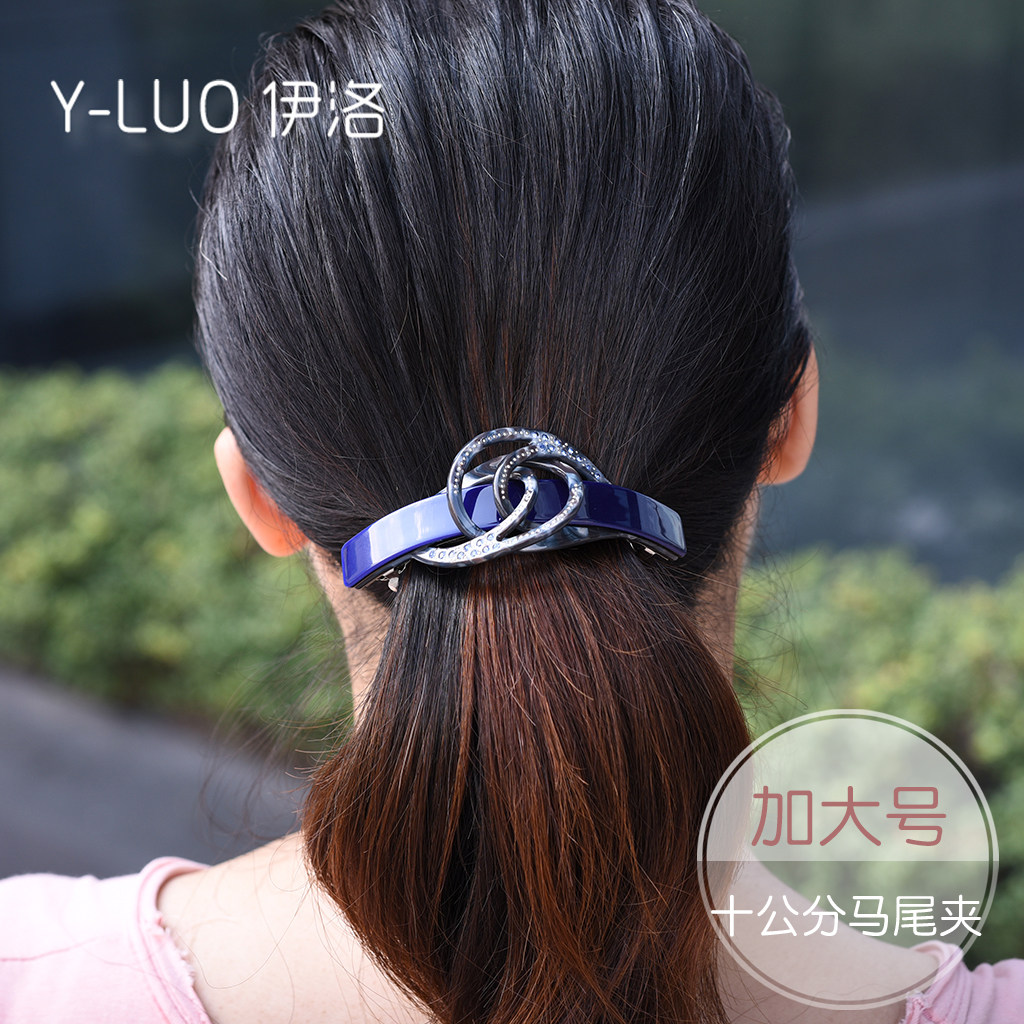 加大发夹弹簧夹头饰优雅百搭女发卡夹子发饰顶夹一字夹马尾夹横夹