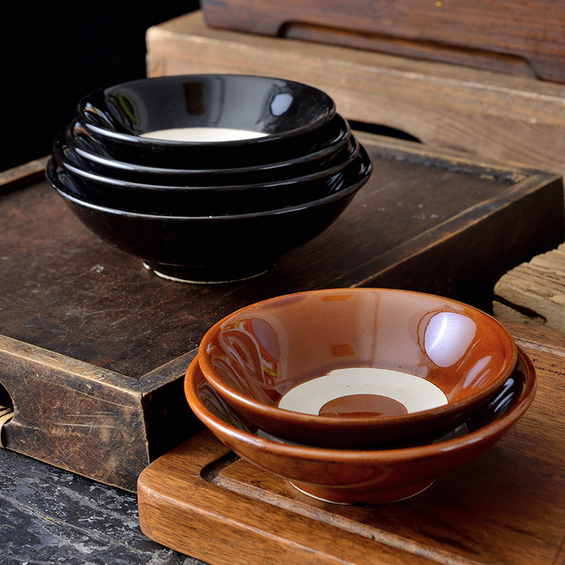 中国风复古摔酒碗古风仿古古代3.5寸喝酒的商用土碗水浒传好汉碗