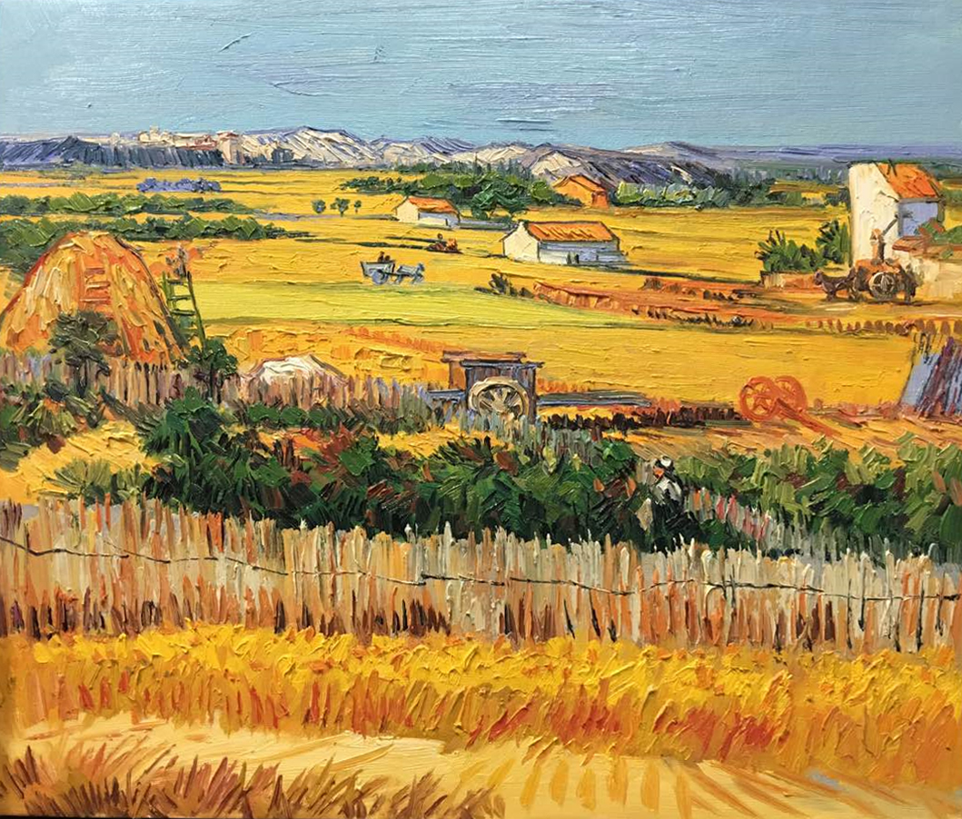 (临摹) 梵高《大丰收》