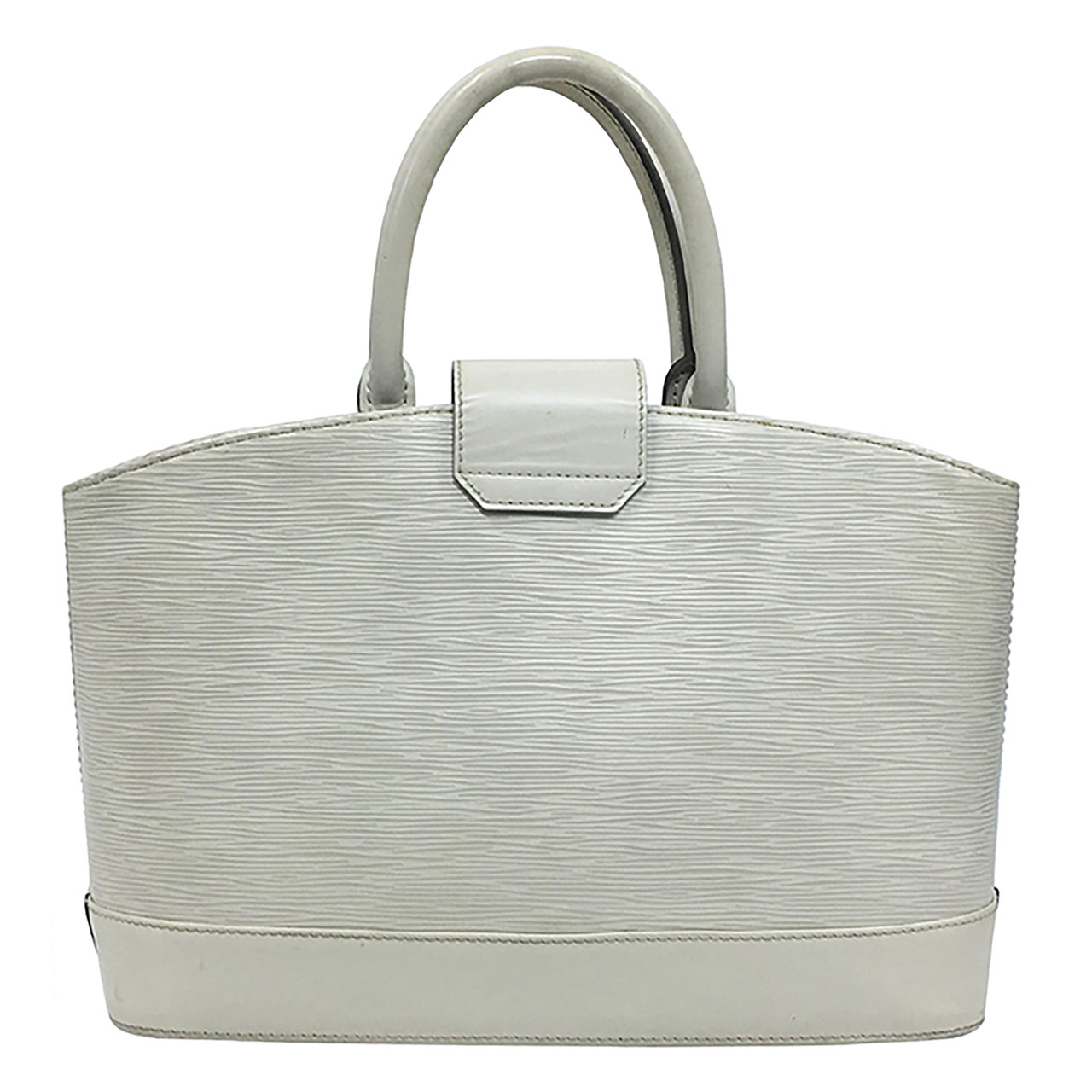 【即刻拍】[9.0新]路易威登lv女士白色水波纹手提包