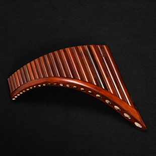 郭新明排箫精品专业水竹排箫22管26管g调c调大漆排箫演奏级高档箫