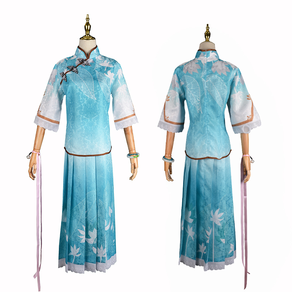 暗纹 荣耀西施cos 诗语忆江南少女套装 cosplay游戏服 古风服装女