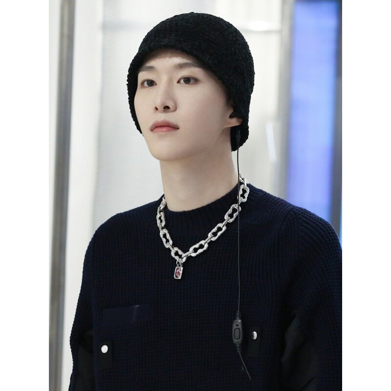 潮牌goodboy范丞丞明星同款针织帽子男女盆帽纯色渔夫帽水桶帽冬