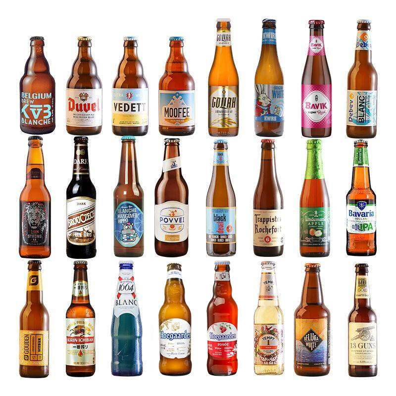 纯进口啤酒整箱特价清仓精酿啤酒进口果味酒比利时小麦白啤ipa