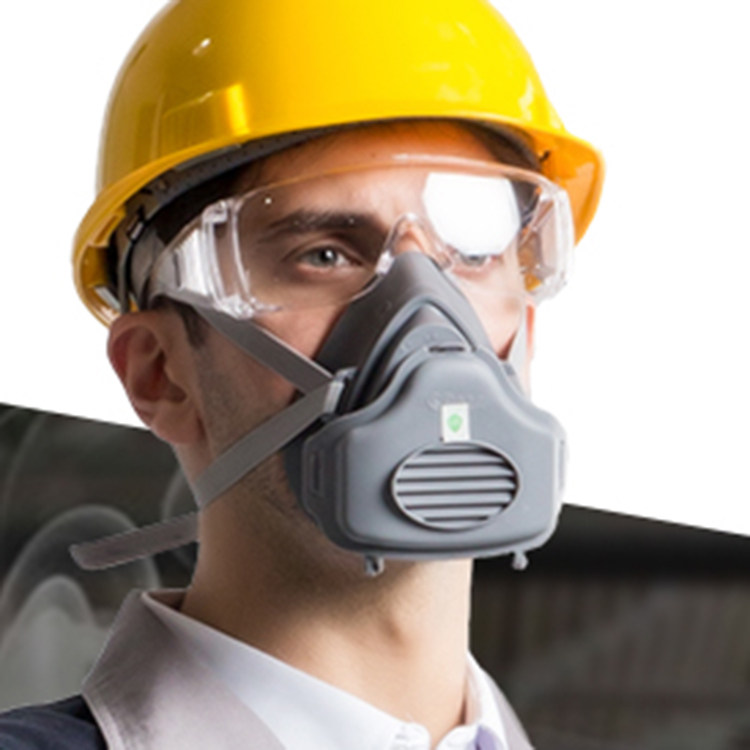 防尘口罩防工业粉尘水泥厂木工打磨灰粉煤矿喷涂防护面具可水清洗
