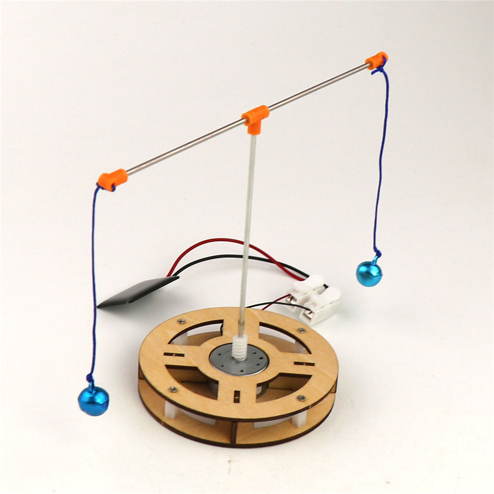 太阳能科技小制作diy机械电动旋转轮科学实验玩具儿童手工模型