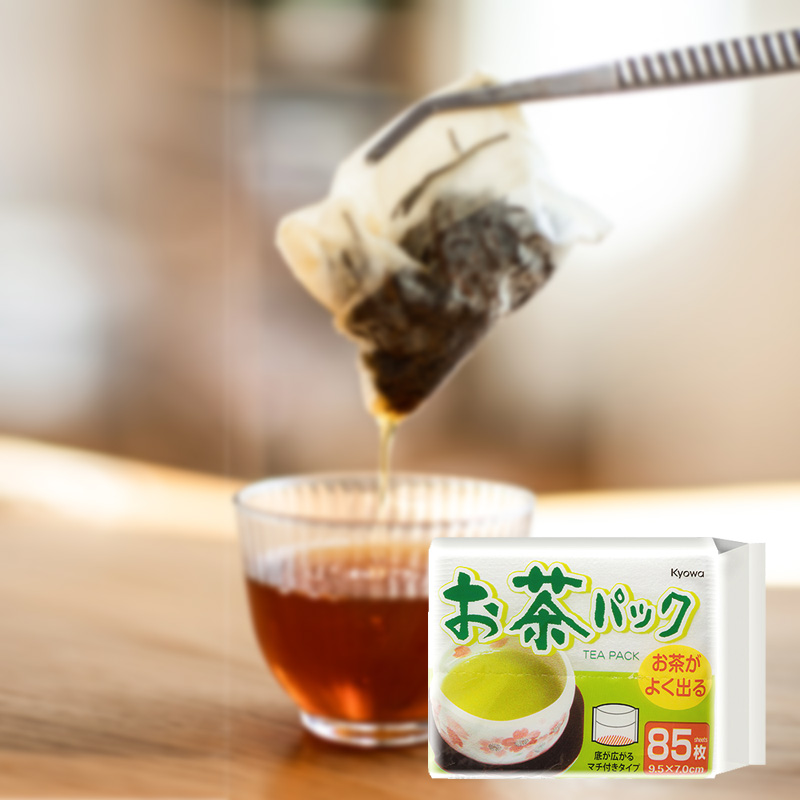 日本进口一次性泡茶袋家用茶叶花茶过滤网袋小号纤维滤茶包袋85枚