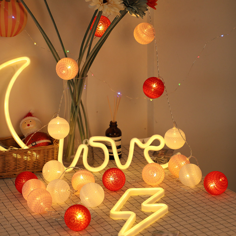 一折串灯 小灯泡 手工