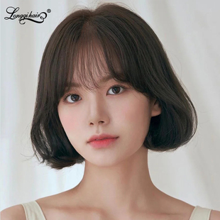 假发女短发自然少女