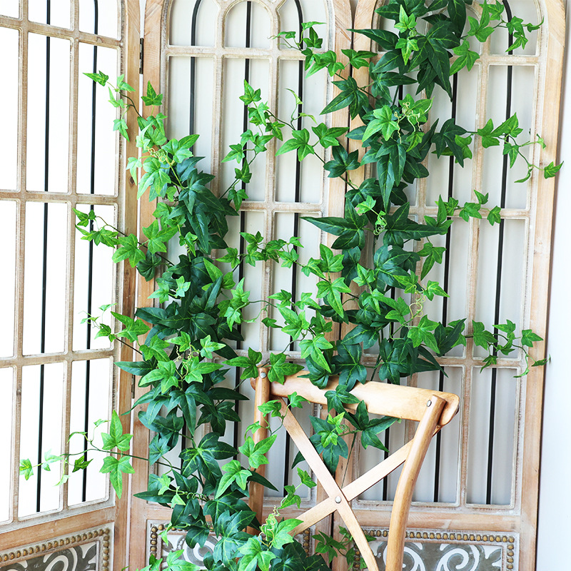 仿真绿植藤条常青藤吊顶装饰花藤墙面管道爬藤植物空调管道