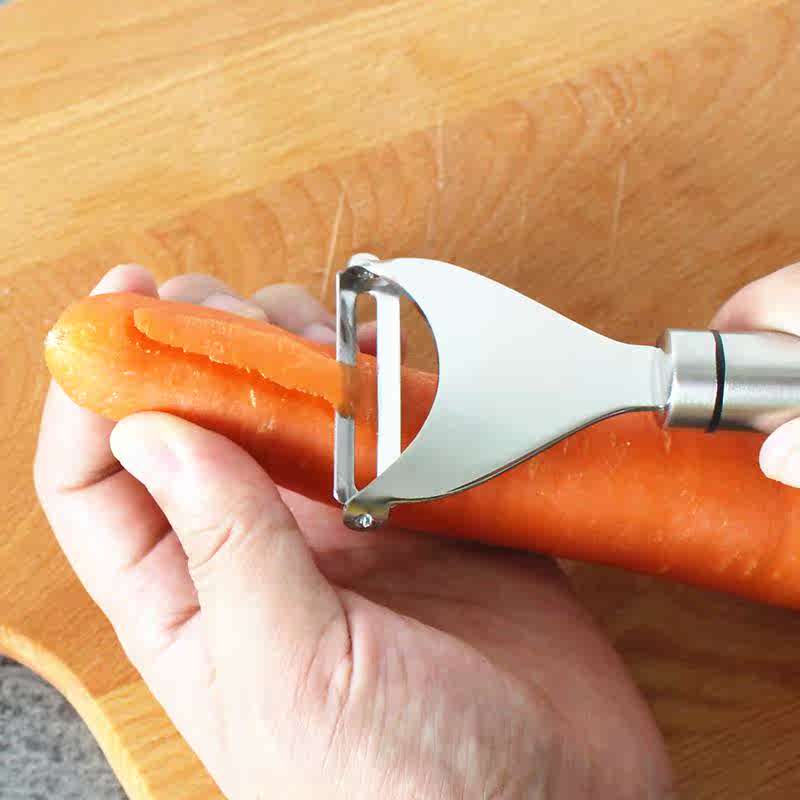 包邮 304不锈钢削皮刀水果土豆皮刮皮器果皮刀削皮器薄多功能厨房工具