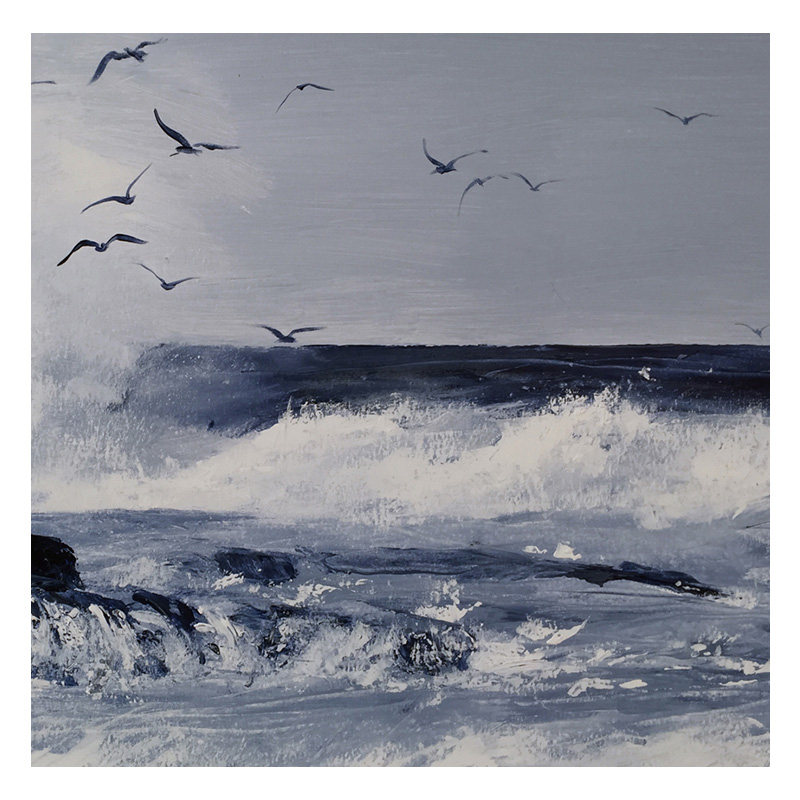 刘正勇 《沧海》原创保真 布面油画原作