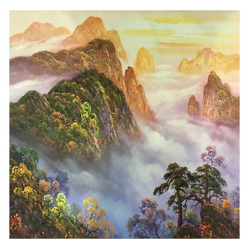 谢静波 《大靠山02》 布面油画