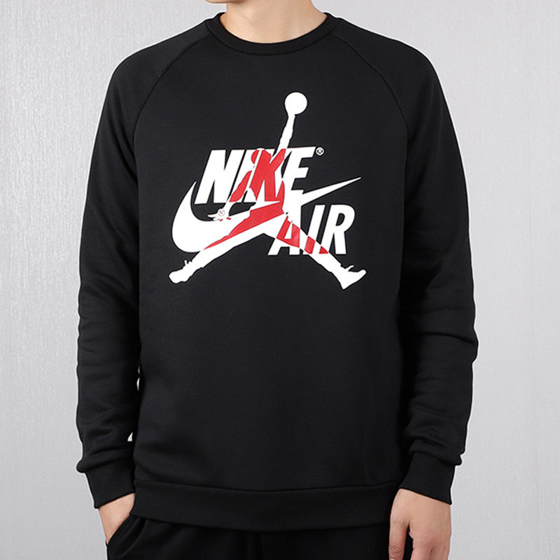 nike耐克air jordan卫衣男子aj飞人加绒套头衫bv6007-010-100-303