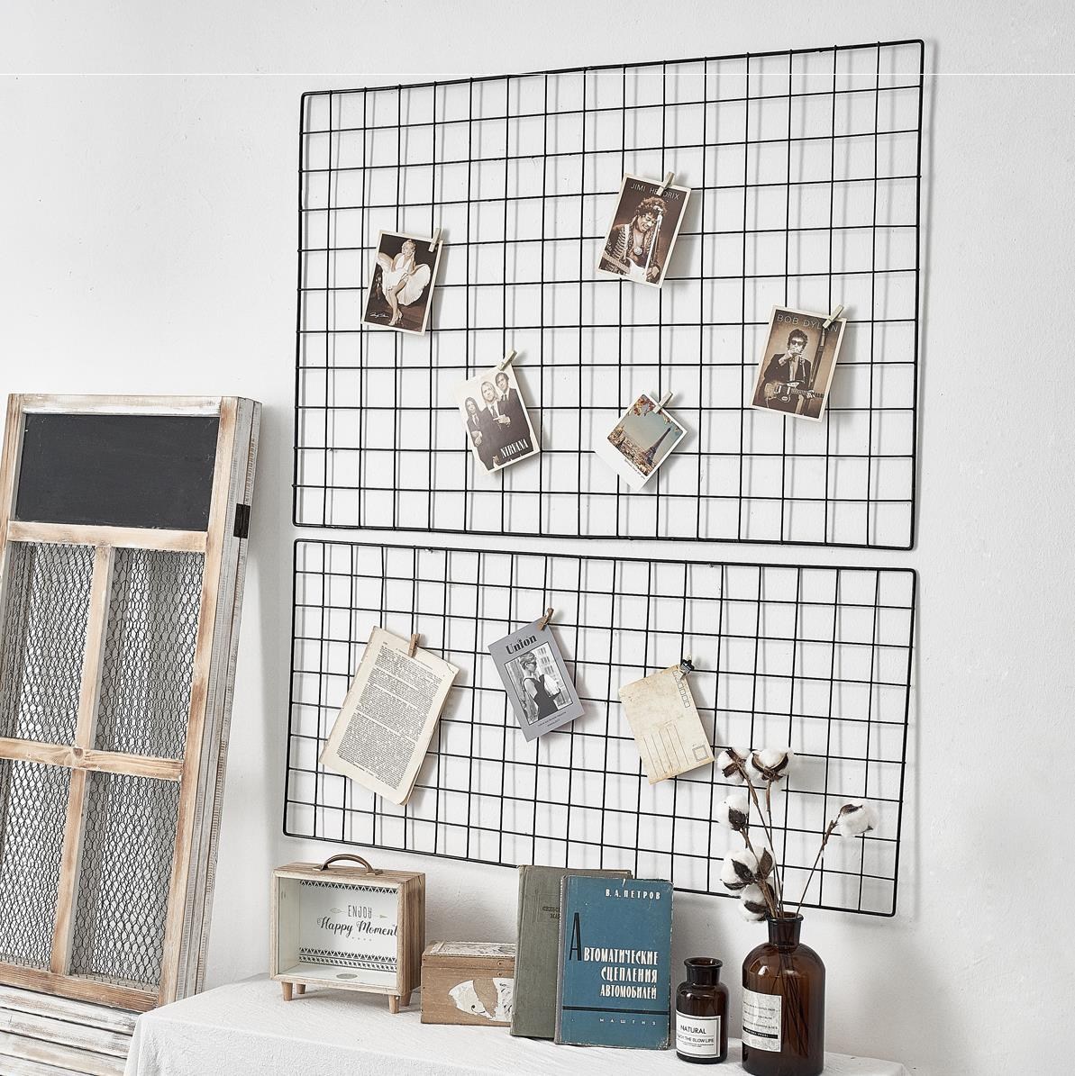 热销挂墙架子 铁艺 创意格子