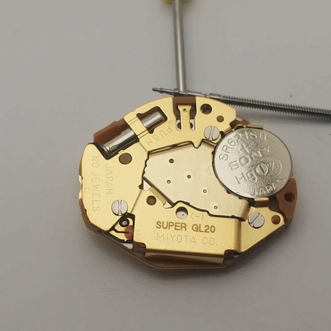 手表配件全新石英手表机芯gl20二针机芯gl20机芯表芯