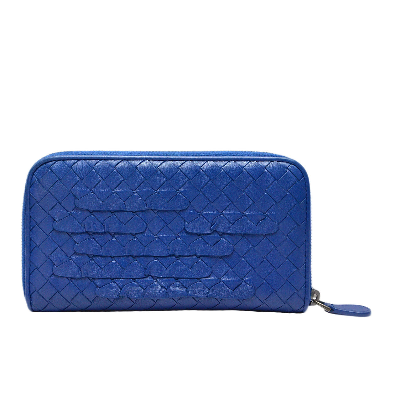 [9.5新]葆蝶家bv男士蓝色钱包deb1704123