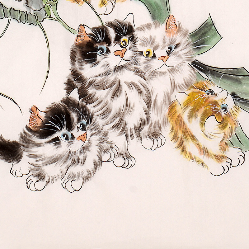 孙菊生《群猫图》