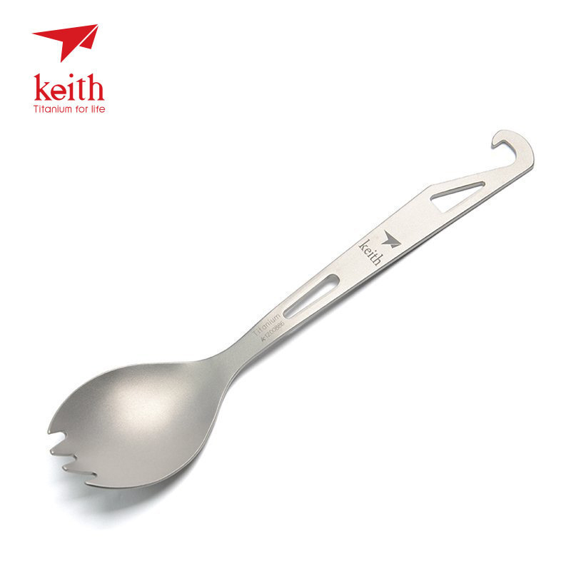 Keith铠斯 纯钛叉勺Ti5301 户外野营餐具钛勺 勺子饭叉调羹Ti5311|msdalam kategori luar/Mountaineer/Camping/Aksesori perjalanan, dapur/pinggan mangkuk/bekalan barbeku berkelah, pinggan mangkuk berkelah - dari Buy2taobao.com untuk memberikan perkhidmatan ejen Taobao profesional membeli