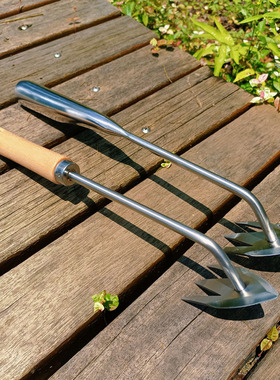 天猫商城浙江 金华去看看洛华旗舰店拔草器锄草工具不锈钢多用多功