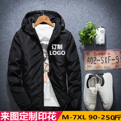 冬季运动休闲大码棉服工服团体衣服定制LOGO印字学生班服校服定做