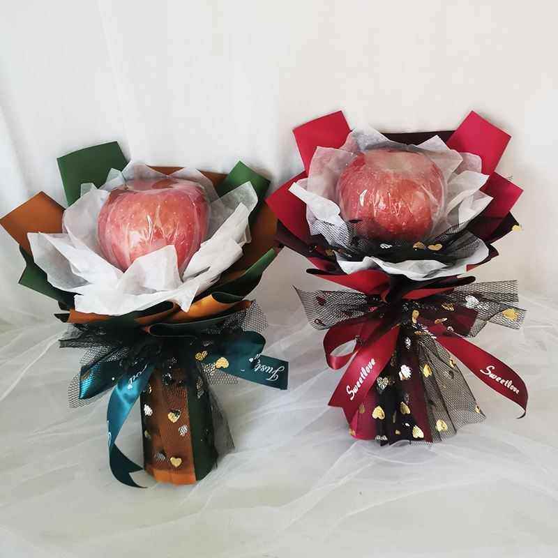 苹果花束材料包苹果的包装纸diy手工制作圣诞礼物送女朋友5券后￥103