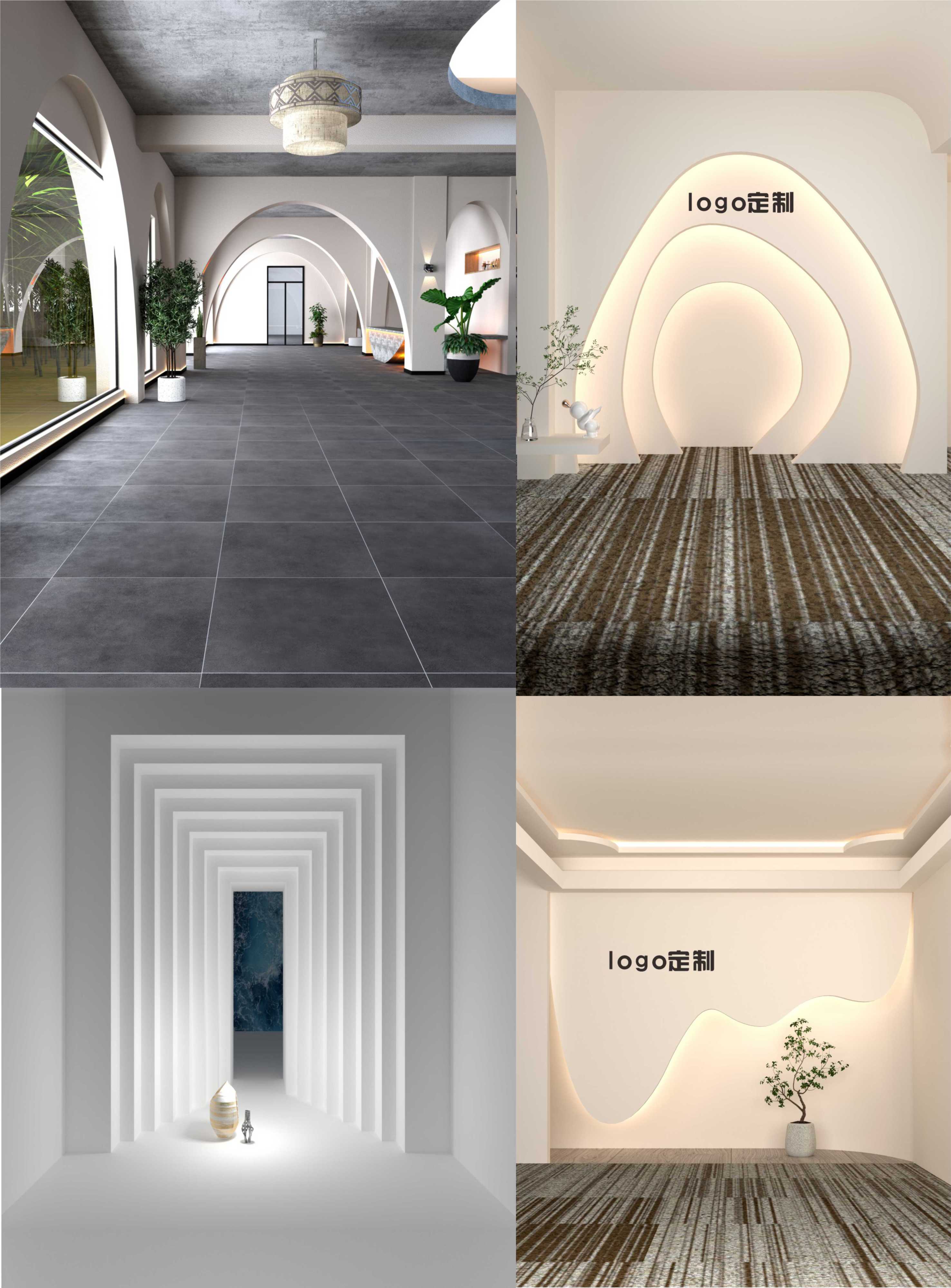 直播间背景墙磁力墙布网红主播高清3d立体仿真背景布类