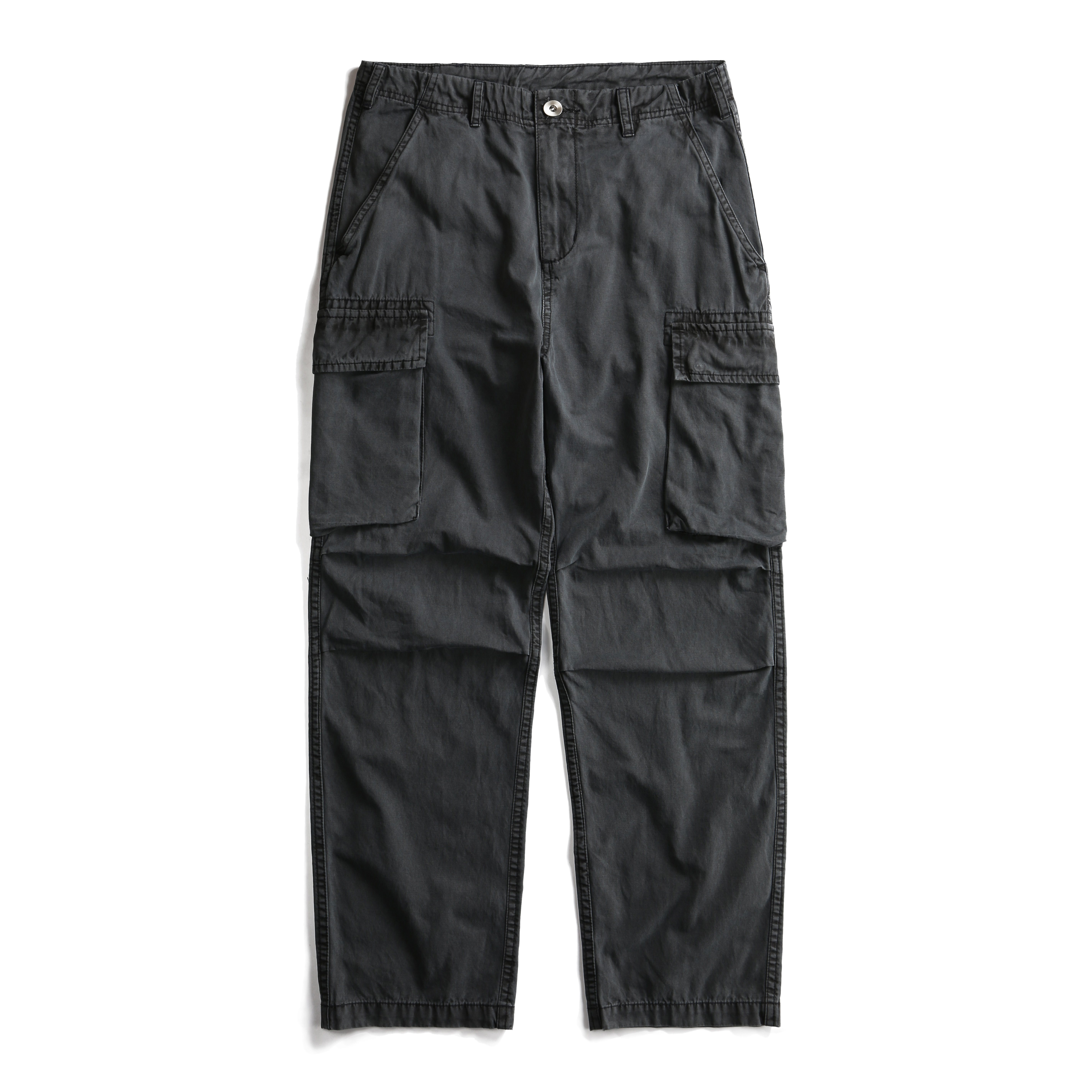 gnomes lab水洗蜡染抽绳军裤工装裤日系复古军事工装自主原创国朝