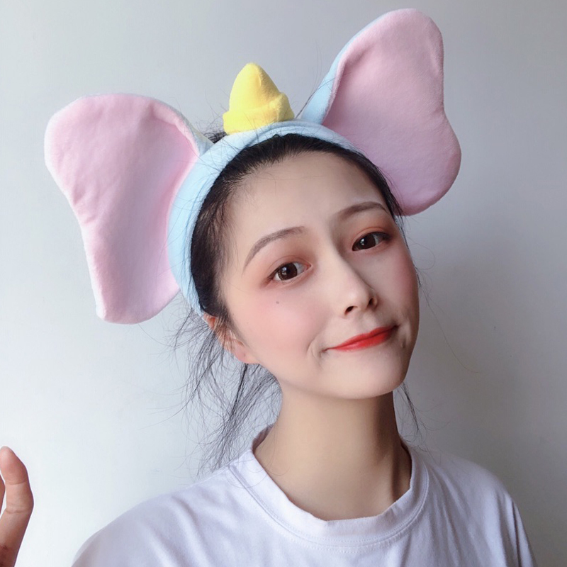 小飞象束发带 大象发带化妆敷面膜洗脸化妆超萌可爱少女心ins发箍
