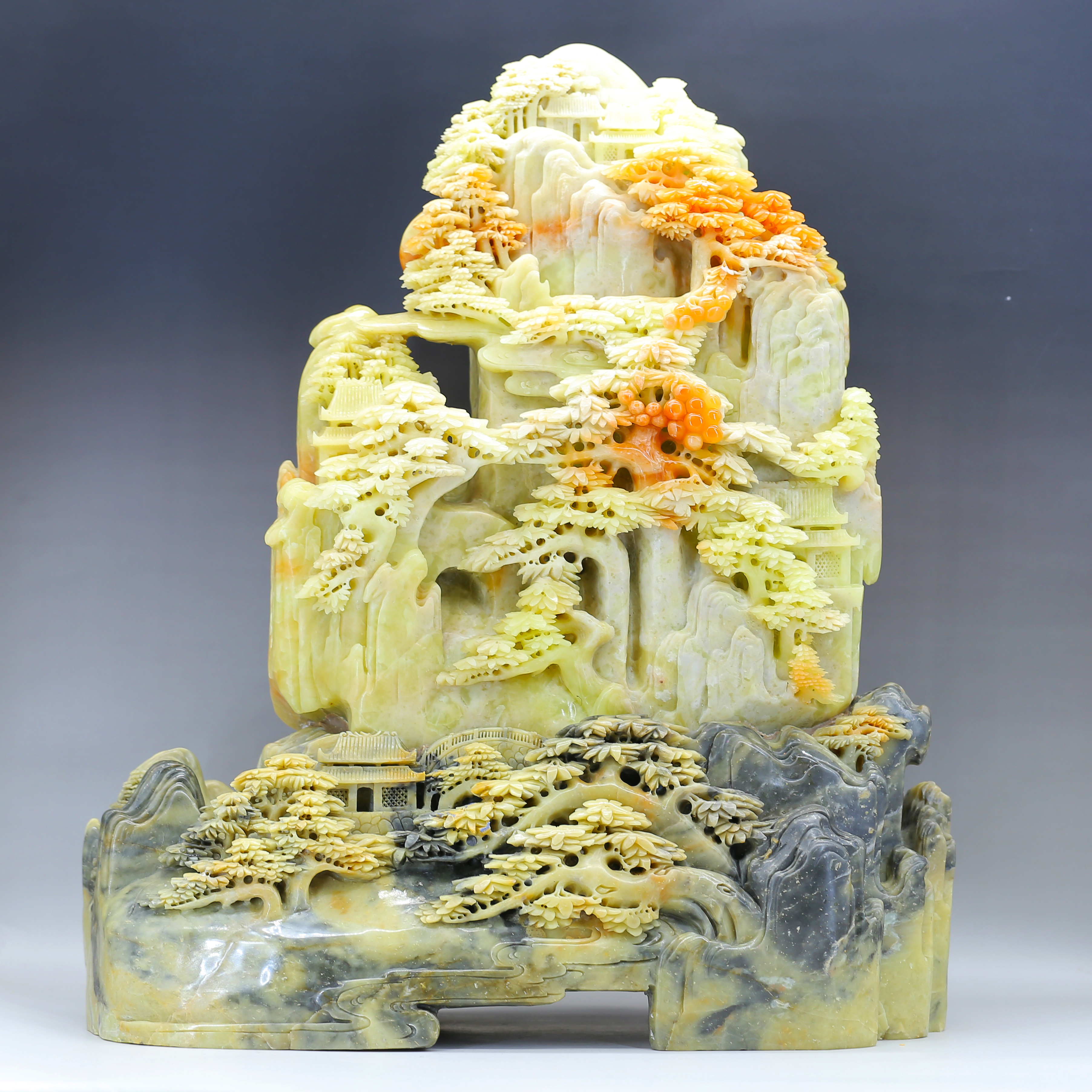 【鸿运当头】青田石雕摆件 馈赠佳品