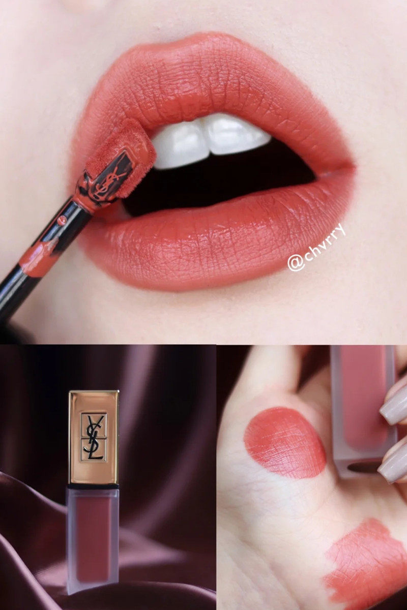 ysl/圣罗兰哑光唇釉39 30 101黑丝绒唇釉205 黑管唇釉416 434