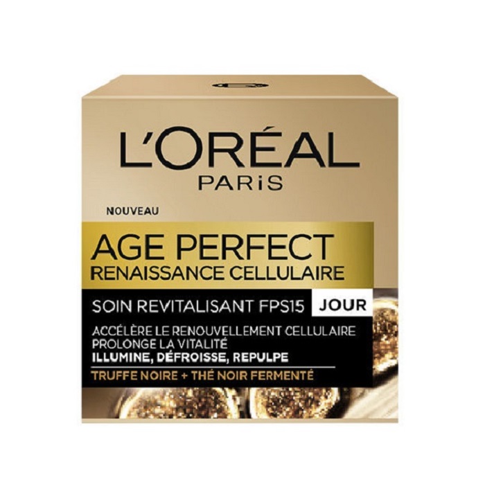 法国原装loreal欧莱雅 金致臻颜奢养肌活日霜50ml