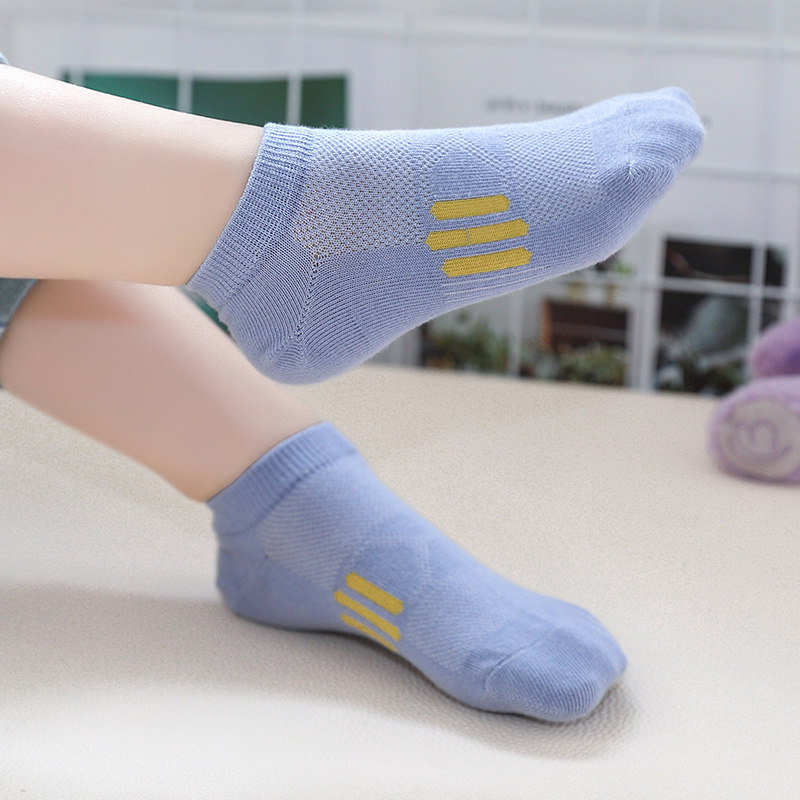 儿童船袜男夏季男孩913中大童浅口纯棉10岁以上薄款男童夏天袜子