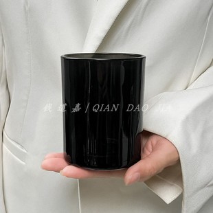 加厚漱口杯简约刷牙杯洗遬杯子家用高颜值烟灰高级感玻璃杯牙缸杯