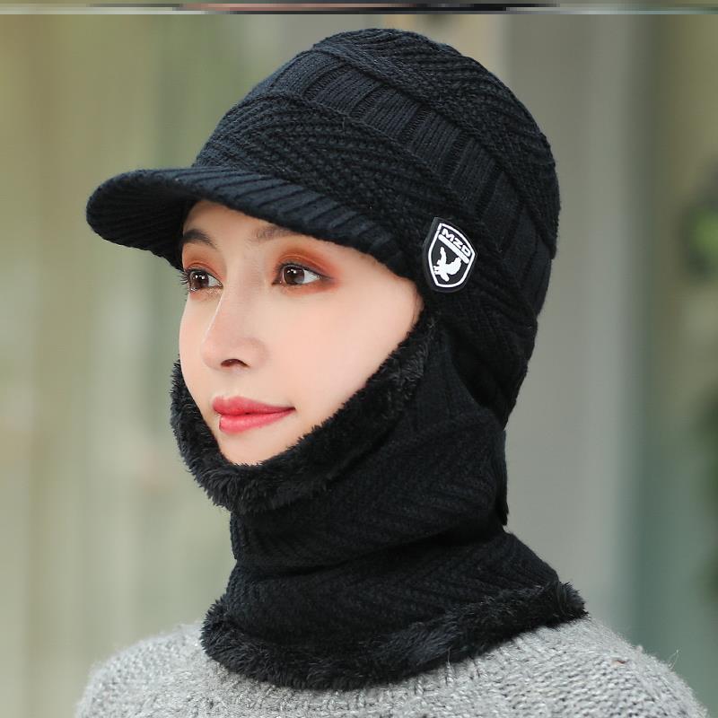 小香风韩式神器室外针织帽冬防风运动保暖帽颈椎欧洲站蒙口藏青色|ruв категории Аксессуары, шляпа - от Buy2taobao.com для оказания профессиональной услуги покупки агента Taobao