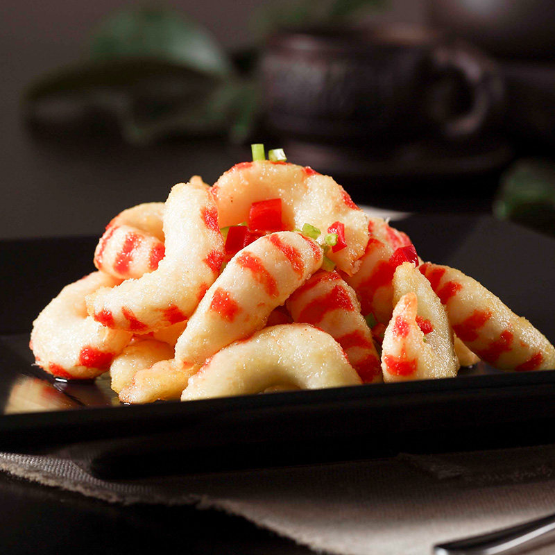 冷冻【齐善素食_素斑节虾】仿荤素食海鲜虾仁烹饪美食斋菜半成品