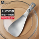 爱伯力纯钛饭勺厨房家用钛合金钛铲子舀米饭大勺子3.0mm加厚饭铲
