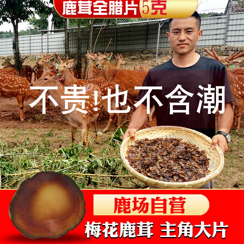 枫木全腊片鹿茸片非半蜡红粉片吉林蜡