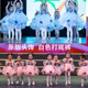 女童可爱蓬蓬连衣裙六一幼儿园演出纱裙儿童俏皮舞蹈节目表演服装