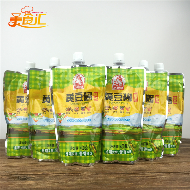 6袋装山东巧媳妇400g*6蘸黄豆酱
