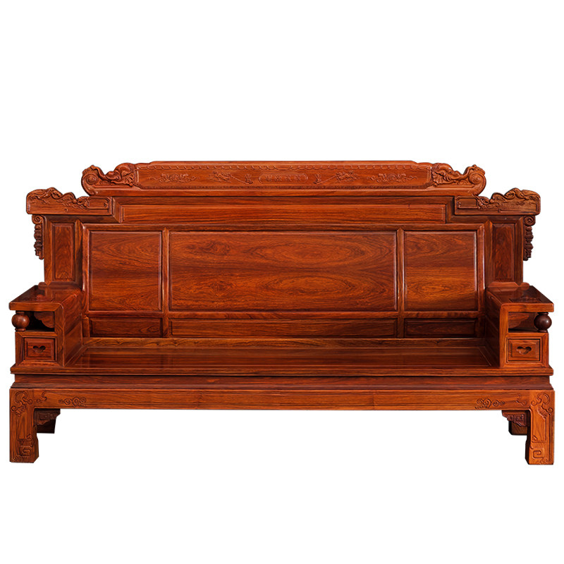 红木沙发非洲刺猬紫檀中式花梨木家具全实木古典客厅组合沙发整装