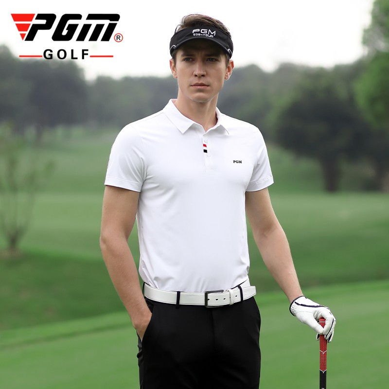 高尔夫服装男士短袖t恤夏 GOLF男装速干运动简约POLO高弹上衣球服