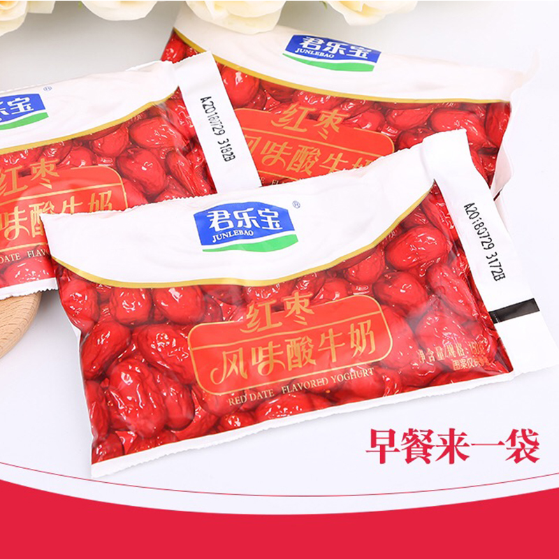 君乐宝红枣风味酸牛奶红枣味早餐奶