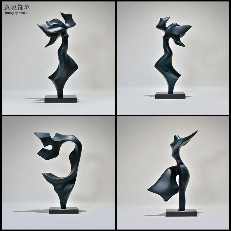 摆件雕塑酒店摆设大型客厅装饰售楼处创意抽象人物家居饰品艺术品