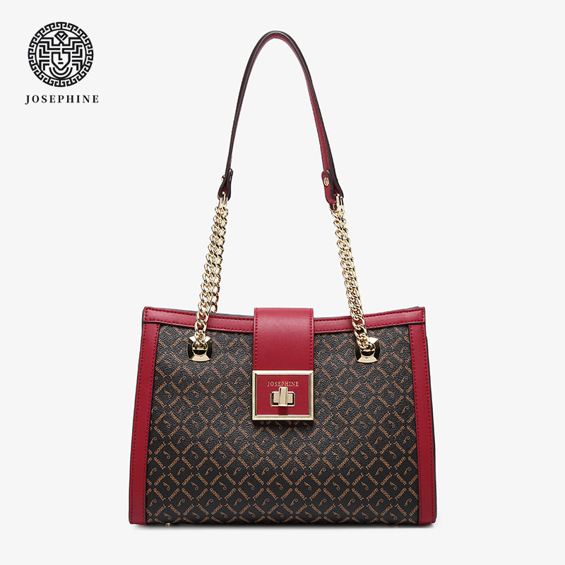 【josephine】约瑟芬2022新款女包印花字母单肩斜挎包6057托特