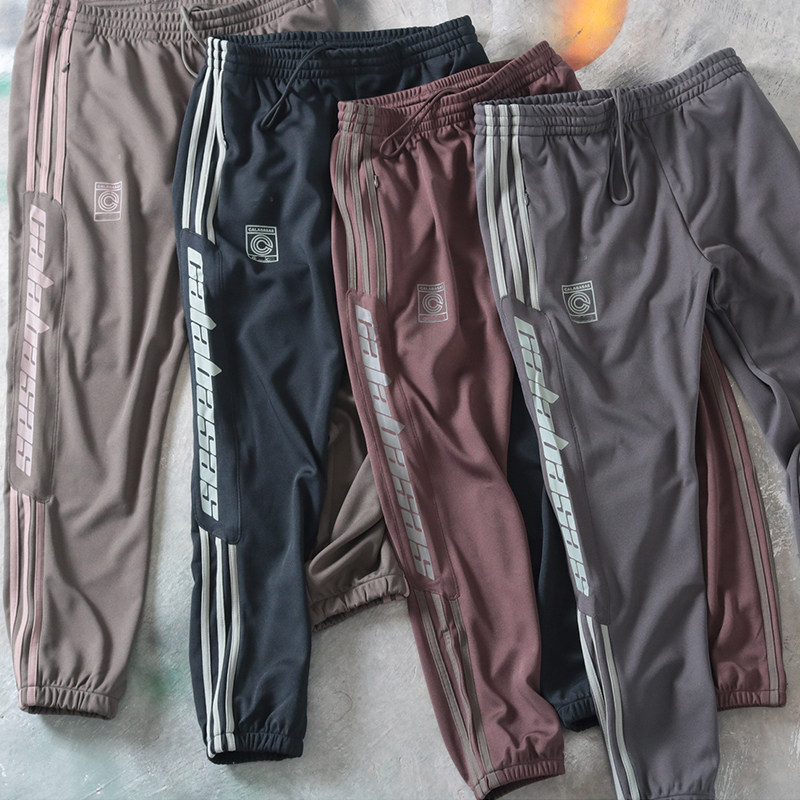 正确过验yeezy season 6联名calabasas侃爷椰子运动休闲束脚神裤