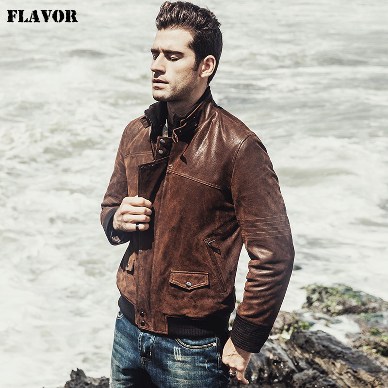 Autumn and winter new pattern genuine leather leather clothing Tough Guy Self cultivation Stand collar With cotton locomotive leather clothing Trend genuine leather Jacketin the Men's clothing, Leather clothing  category - from Buy2taobao.com to provide professional Taobao agent buy service
