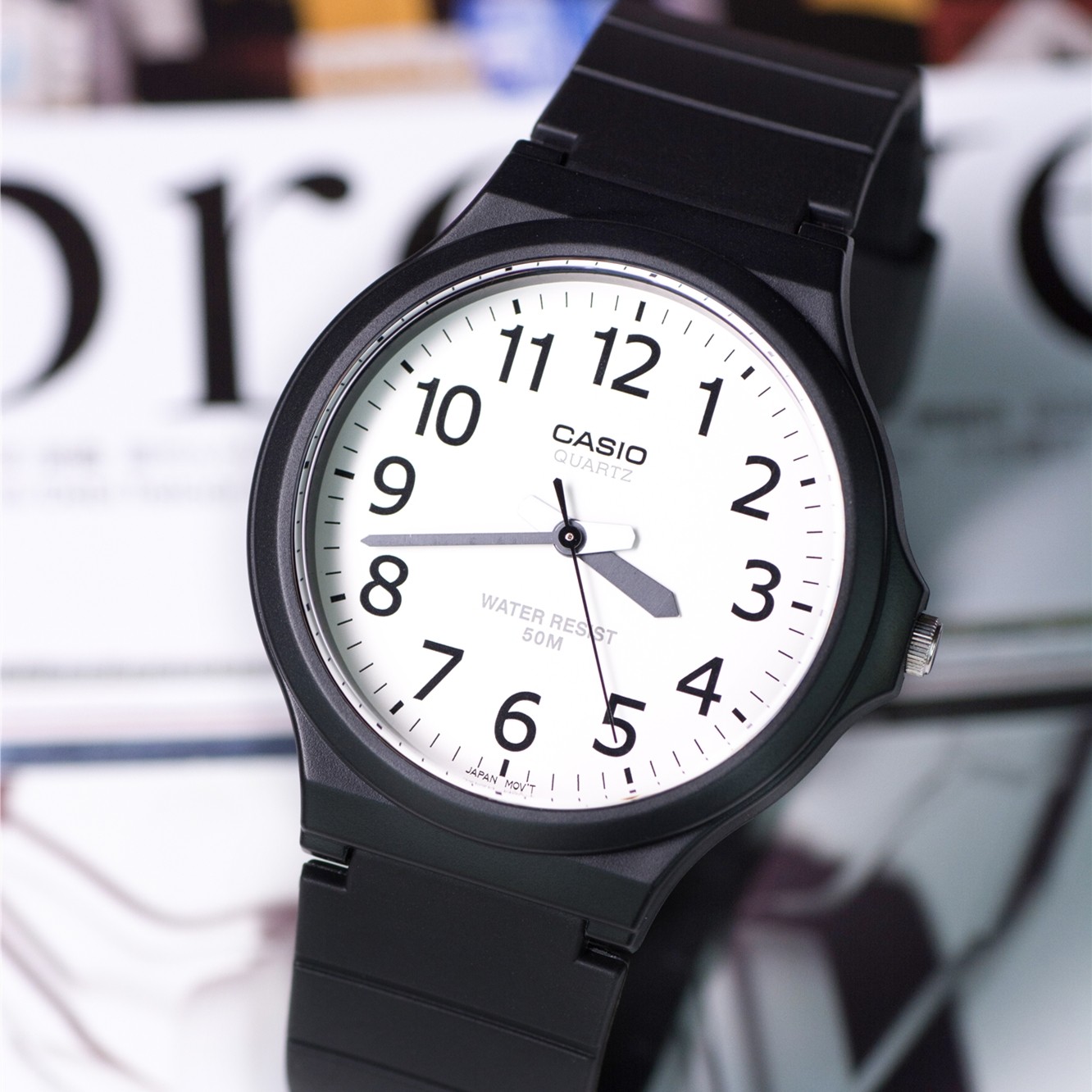 日本casio卡西欧手表男女经典简洁情侣大表盘mw-240-1b/7b/4b/1e