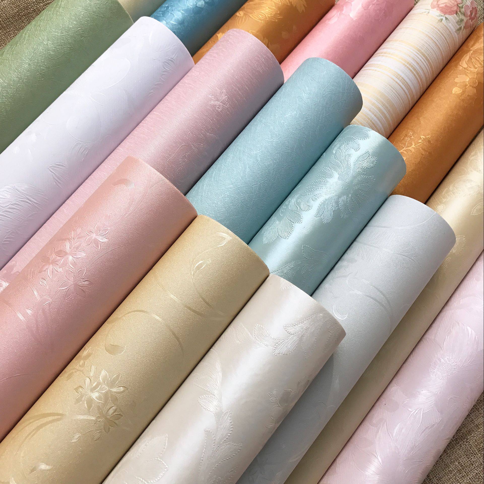 壁纸自粘 卧室 温馨 韩国