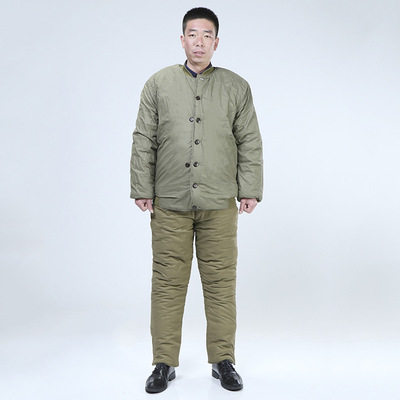 78式军棉衣老式劳保加厚男棉衣棉裤套装 煤矿户外保暖棉衣秋衣